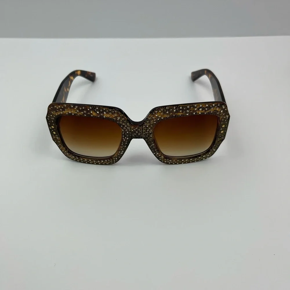 Luxury Leopard Print Sunglasses